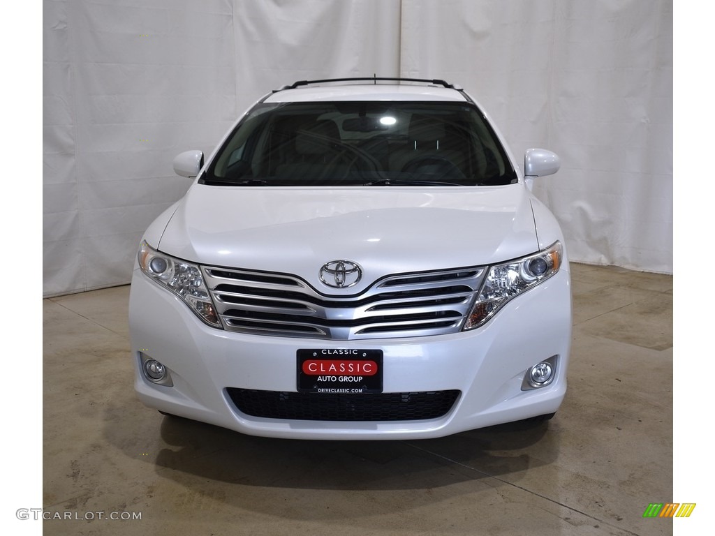 2012 Venza LE AWD - Blizzard White Pearl / Ivory photo #4