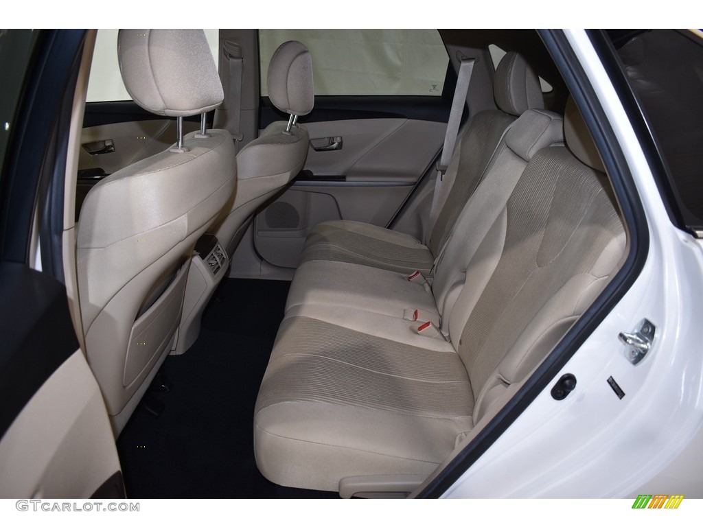 2012 Venza LE AWD - Blizzard White Pearl / Ivory photo #8