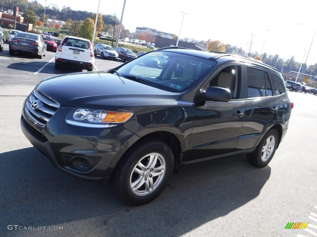 2012 Santa Fe GLS - Black Forest Green / Beige photo #5