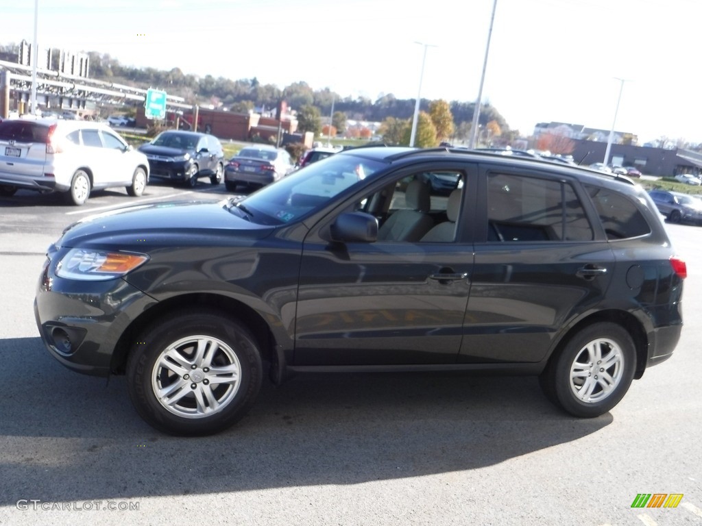 2012 Santa Fe GLS - Black Forest Green / Beige photo #6