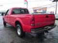 2000 Red Ford F350 Super Duty XLT Extended Cab  photo #3