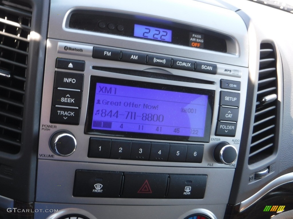 2012 Santa Fe GLS - Black Forest Green / Beige photo #23