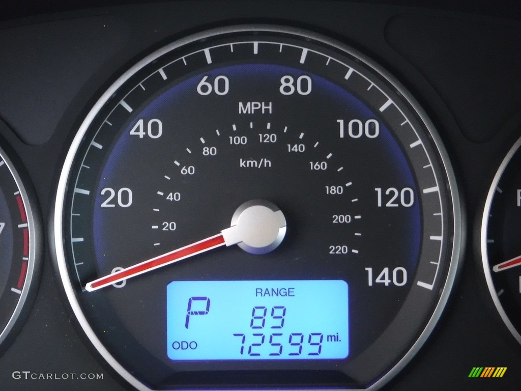 2012 Santa Fe GLS - Black Forest Green / Beige photo #30
