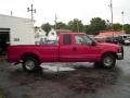 2000 Red Ford F350 Super Duty XLT Extended Cab  photo #6