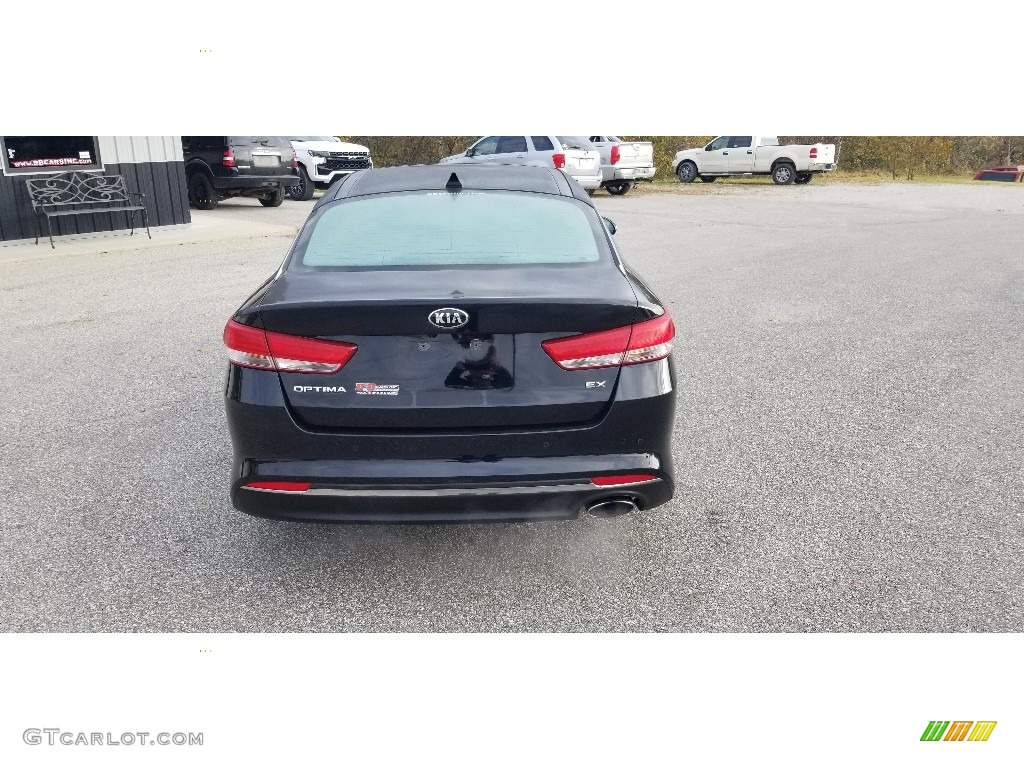 2016 Optima EX - Ebony Black / Black photo #4