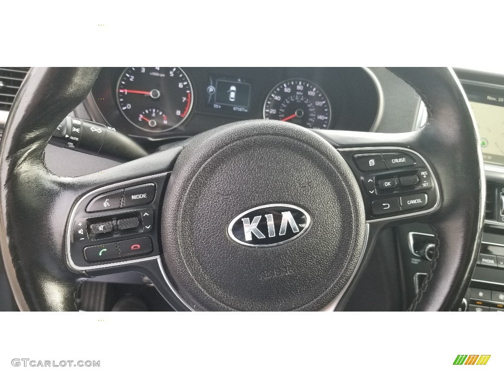 2016 Optima EX - Ebony Black / Black photo #16