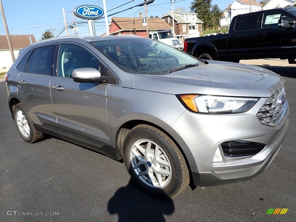 Iconic Silver Metallic 2021 Ford Edge SEL AWD Exterior Photo #143214984
