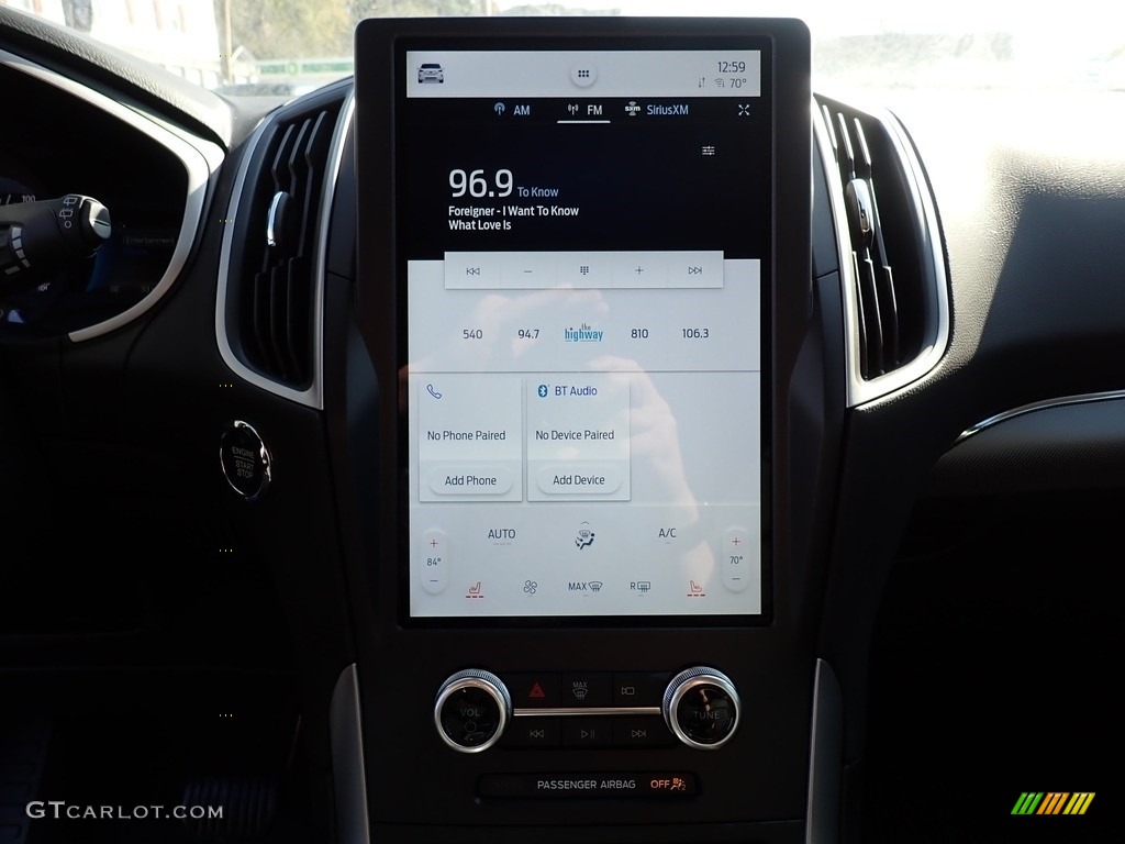 2021 Edge SEL AWD - Iconic Silver Metallic / Ebony photo #20