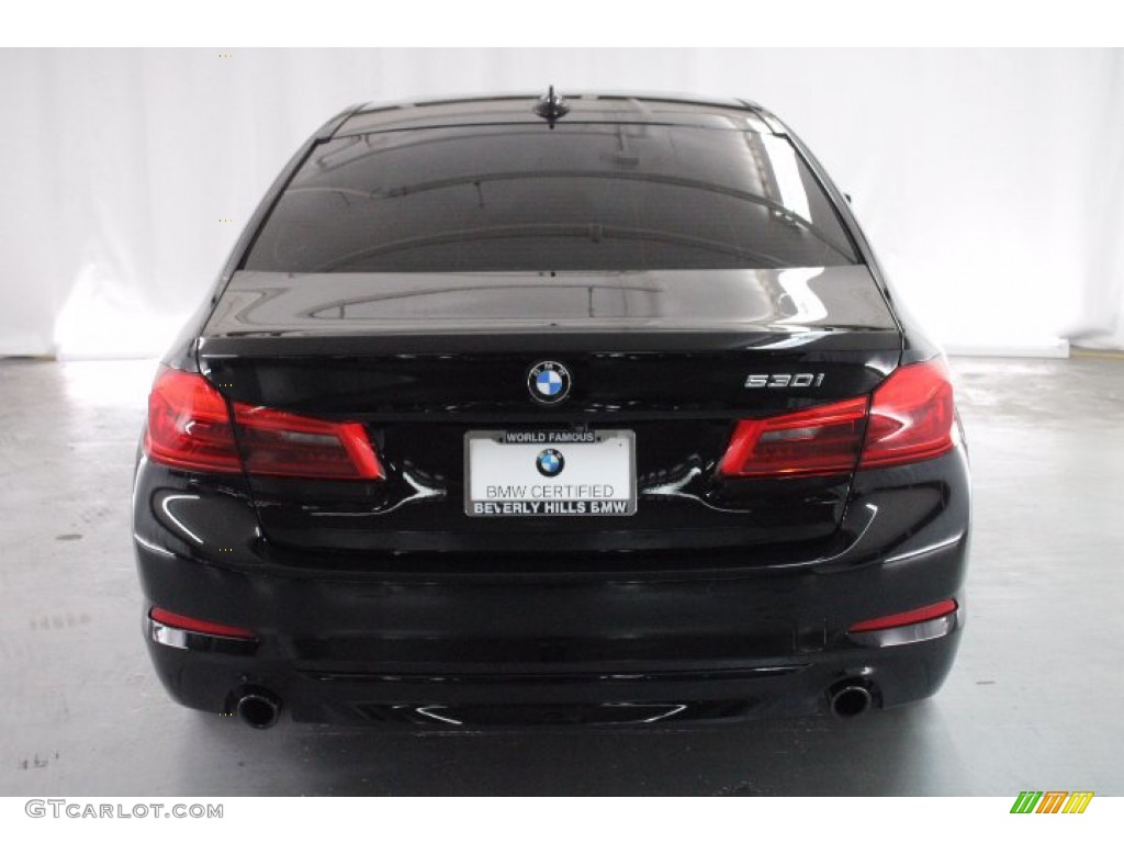 2020 5 Series 530i Sedan - Jet Black / Black photo #4
