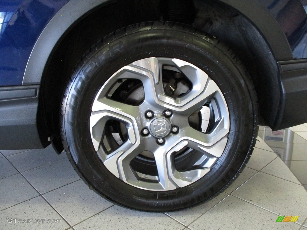 2019 CR-V EX AWD - Obsidian Blue Pearl / Gray photo #11