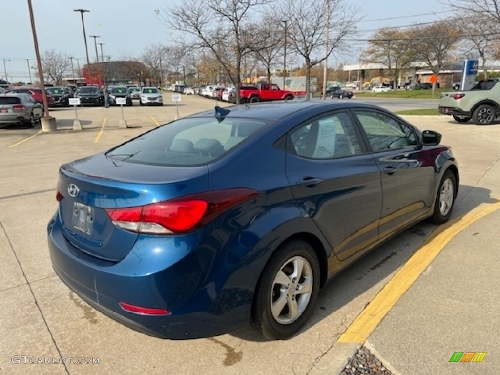 2015 Elantra SE Sedan - Windy Sea Blue / Gray photo #2