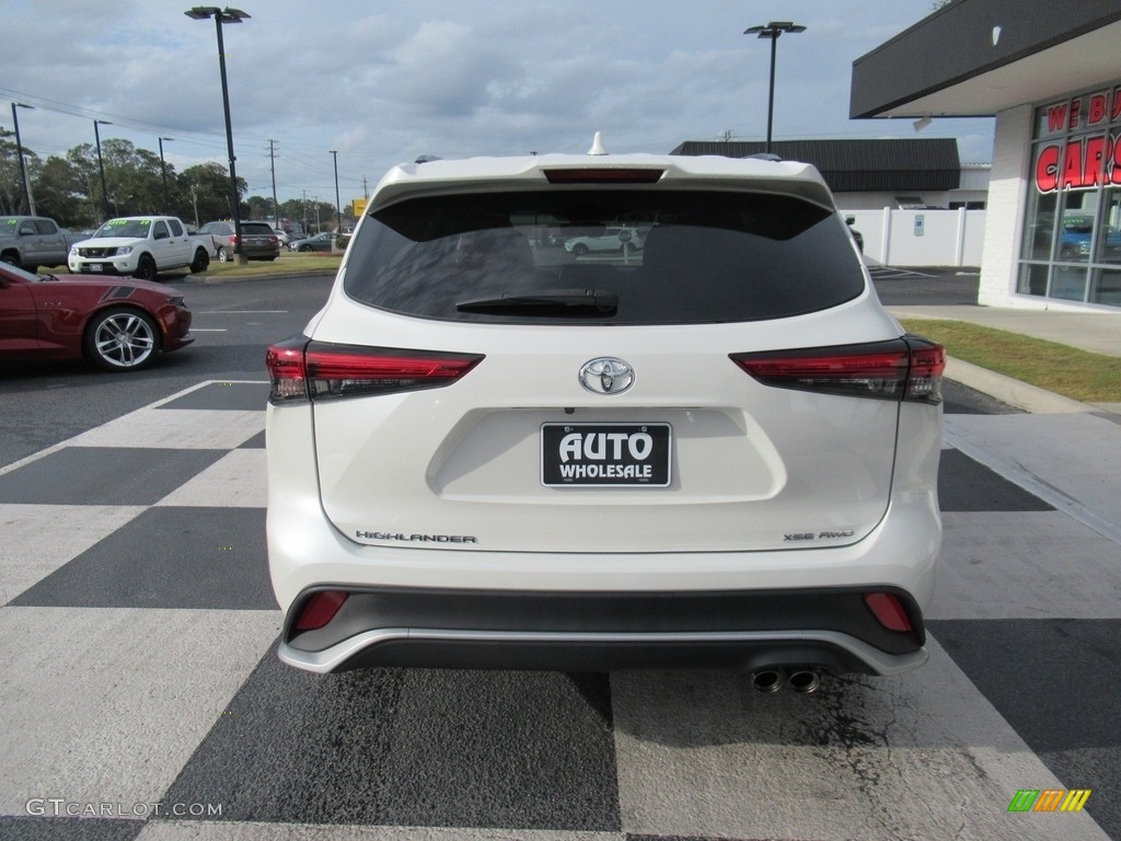2021 Highlander XSE AWD - Blizzard White Pearl / Cockpit Red photo #4