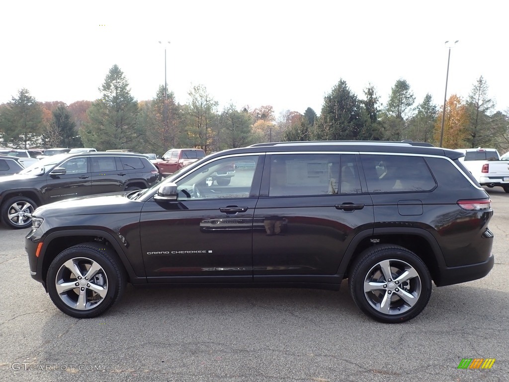 Rocky Mountain Pearl 2021 Jeep Grand Cherokee L Limited 4x4 Exterior Photo #143220351