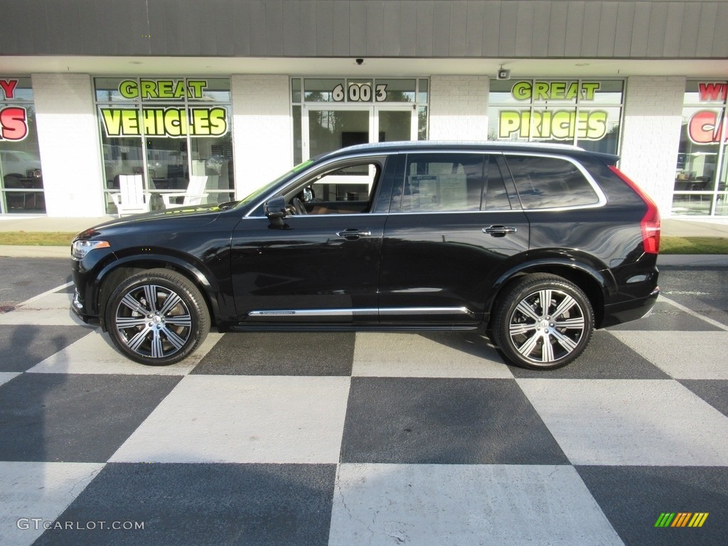2020 XC90 T6 AWD Inscription - Onyx Black Metallic / Blond photo #1