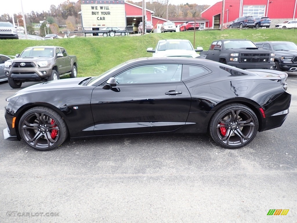Black 2021 Chevrolet Camaro SS Coupe Exterior Photo #143221029