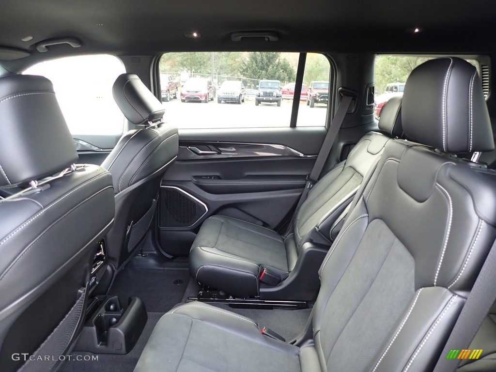 Black Interior 2021 Jeep Grand Cherokee L Altitude 4x4 Photo #143221896