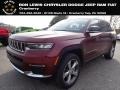 2021 Velvet Red Pearl Jeep Grand Cherokee L Limited 4x4  photo #1