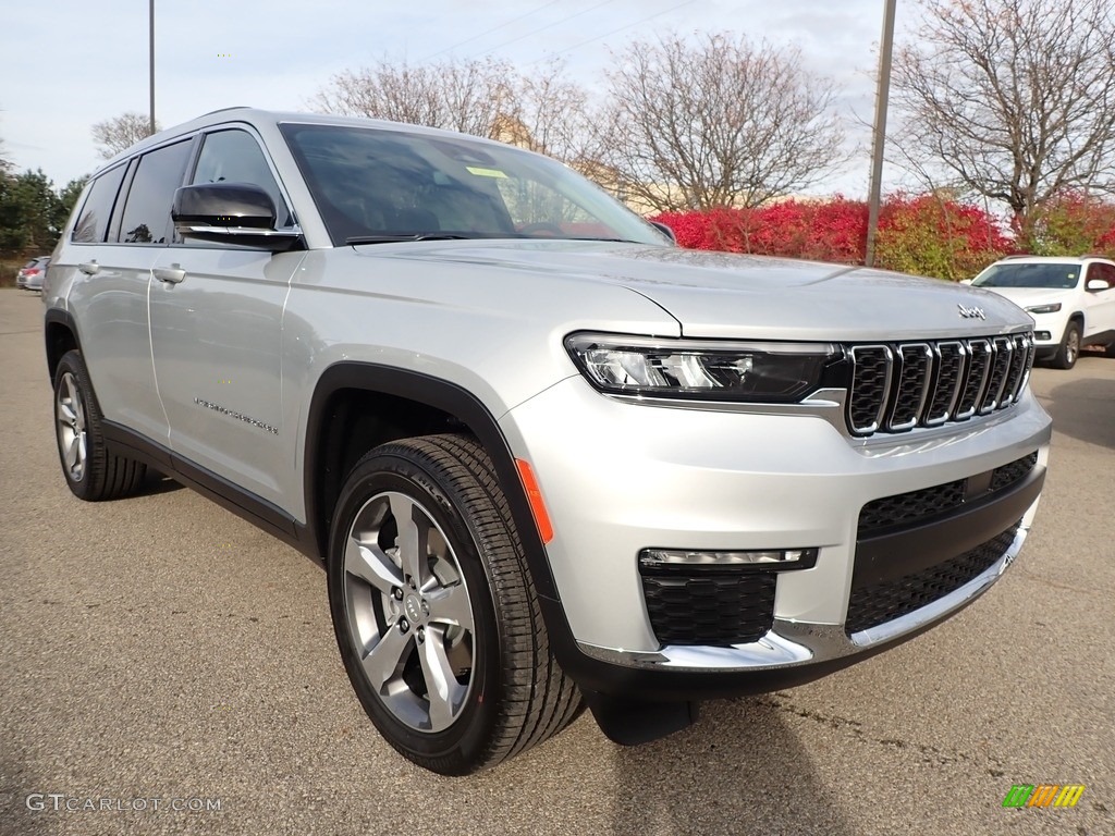 Silver Zynith 2021 Jeep Grand Cherokee L Limited 4x4 Exterior Photo #143222646