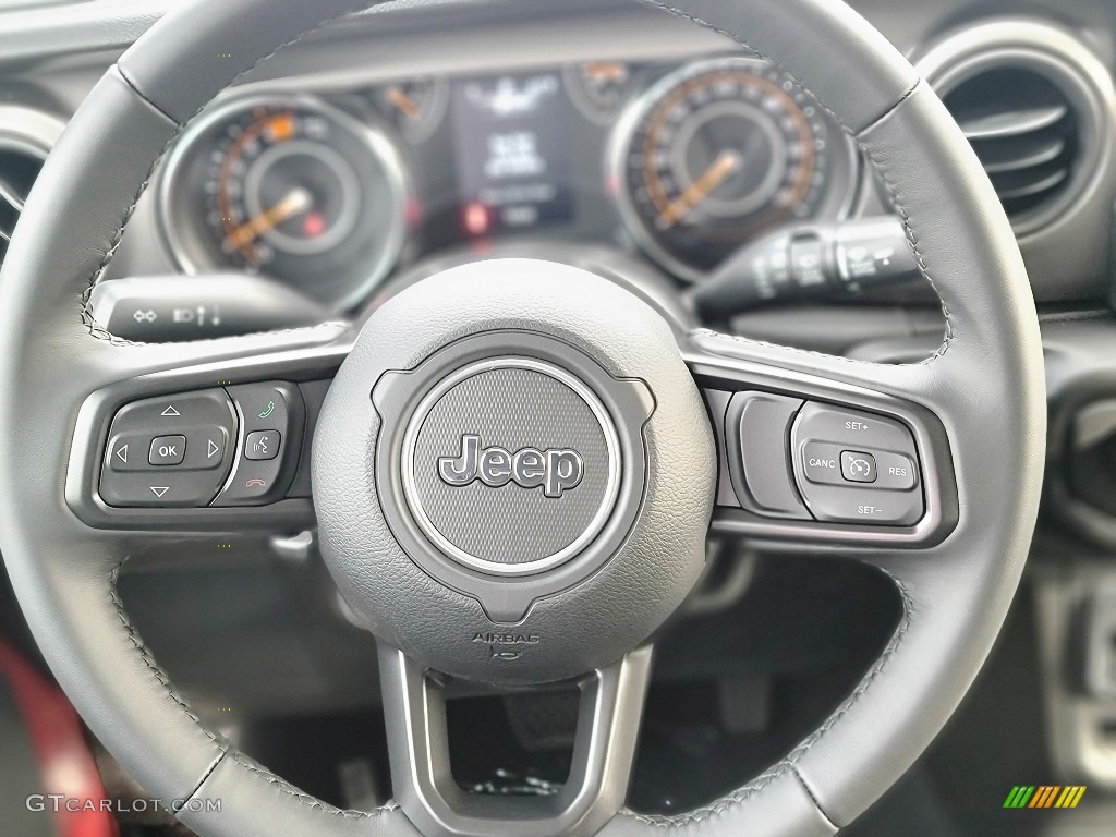 2021 Jeep Wrangler Unlimited Sport 4x4 Steering Wheel Photos