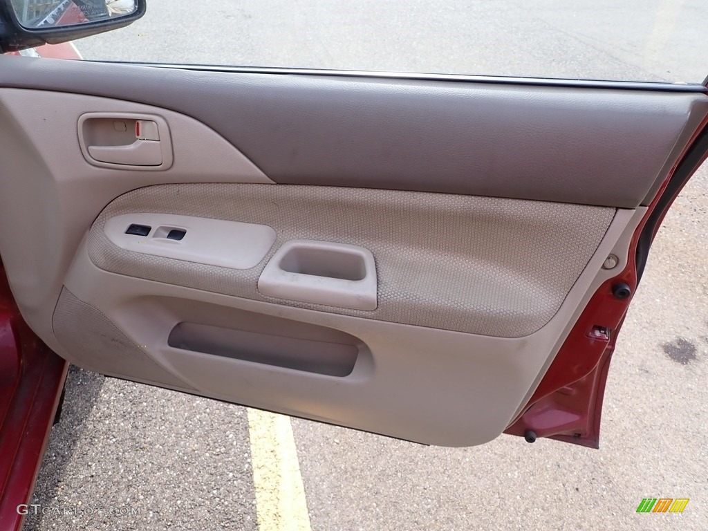 2003 Lancer ES - Rio Red Pearl / Tan photo #8
