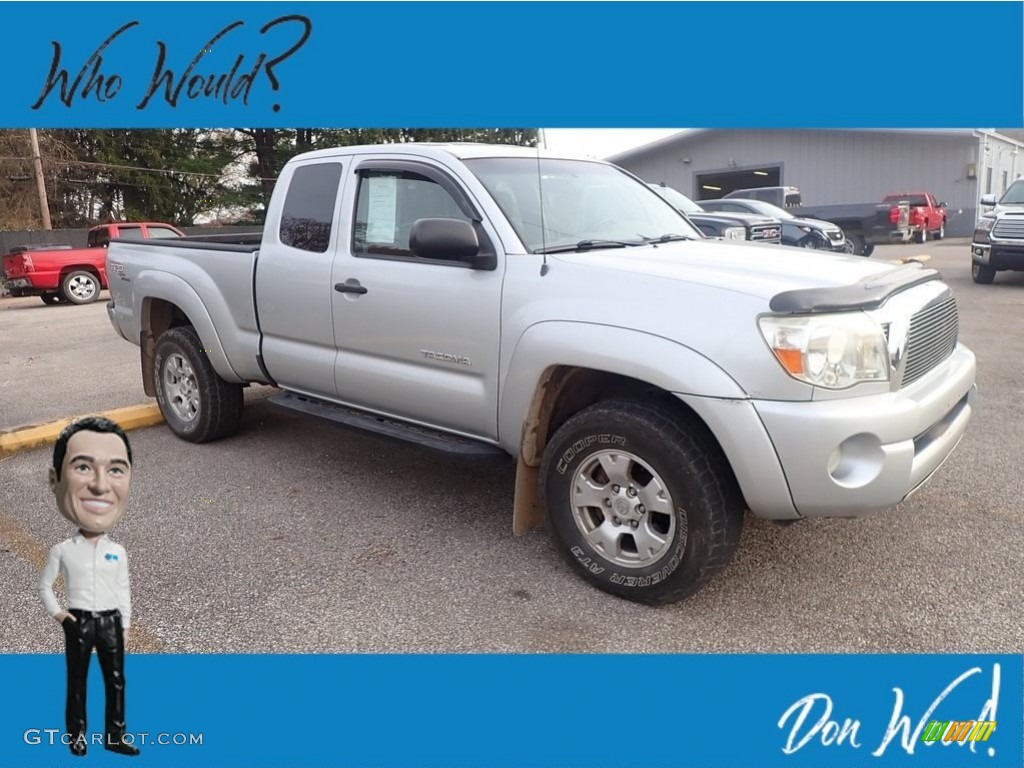 2006 Tacoma V6 TRD Access Cab 4x4 - Silver Streak Mica / Graphite Gray photo #1