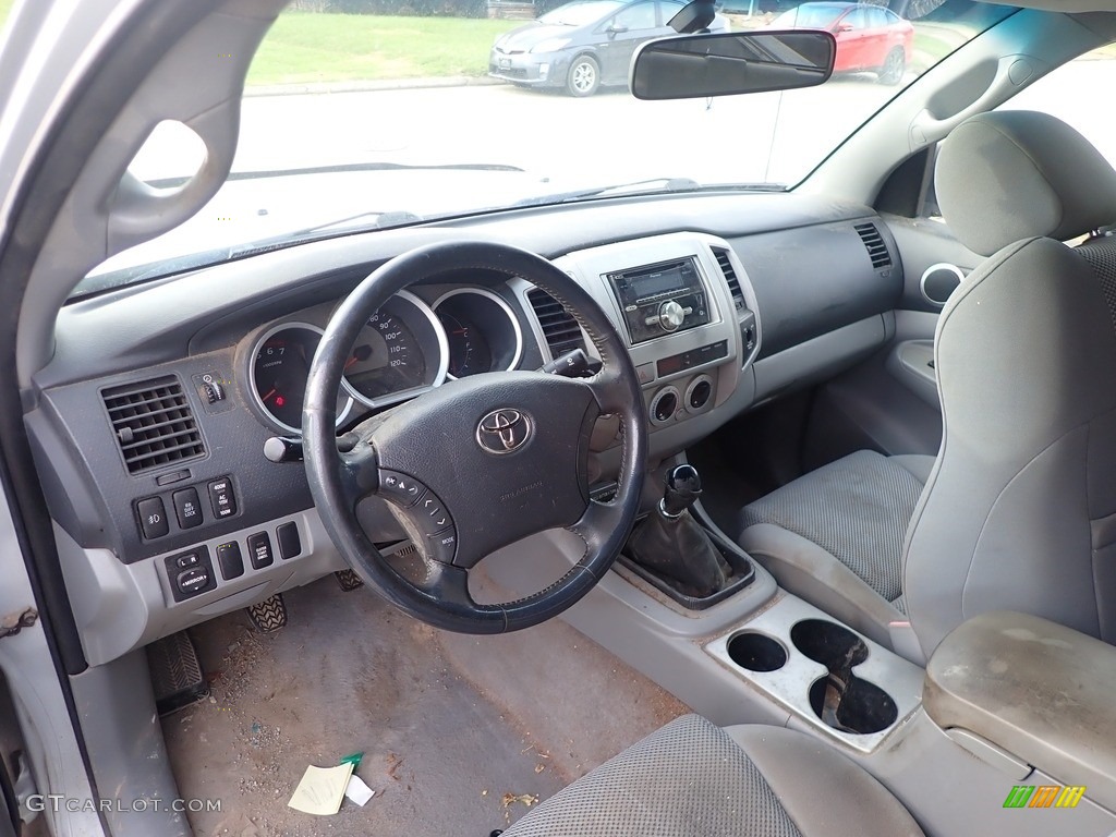 2006 Tacoma V6 TRD Access Cab 4x4 - Silver Streak Mica / Graphite Gray photo #13