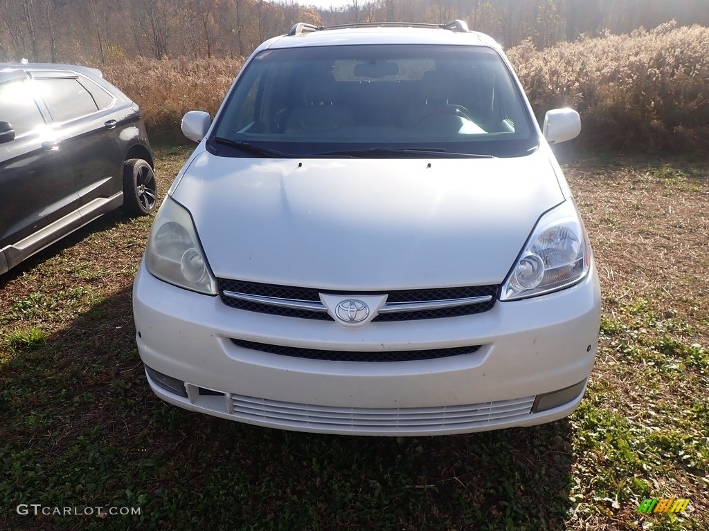 2005 Sienna XLE Limited AWD - Natural White / Stone photo #4