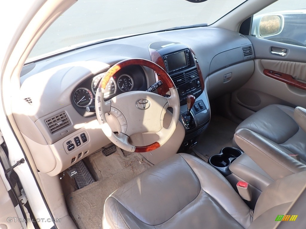 2005 Sienna XLE Limited AWD - Natural White / Stone photo #12