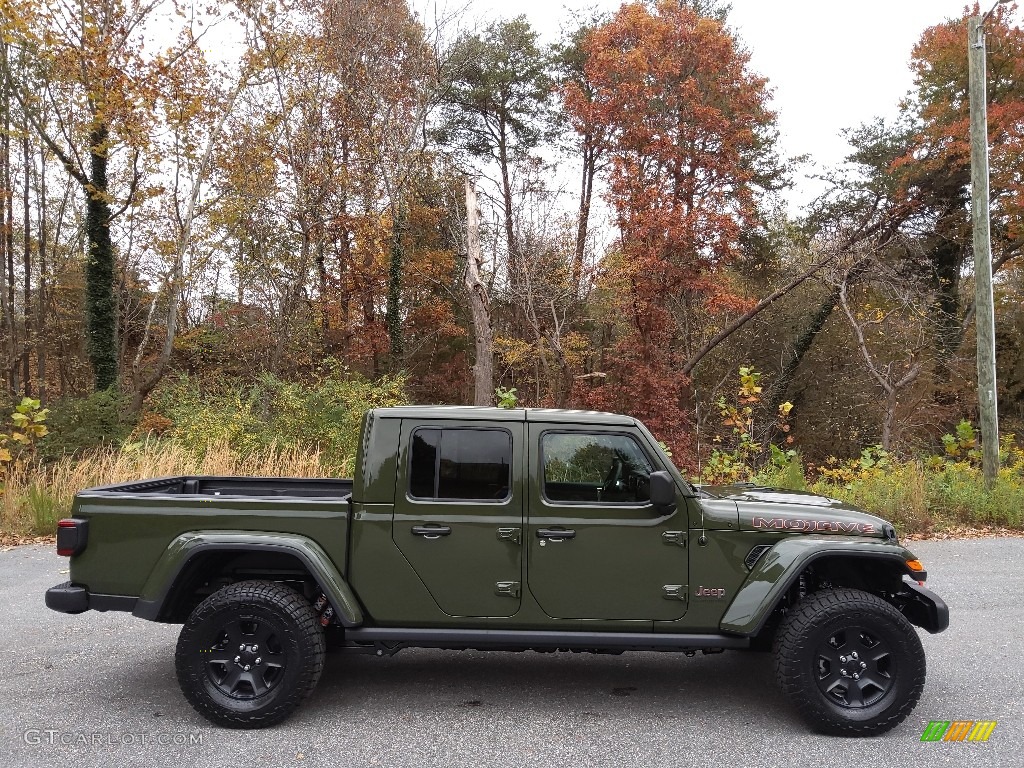 Sarge Green 2021 Jeep Gladiator Mojave 4x4 Exterior Photo #143225627