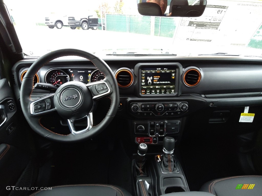 2021 Jeep Gladiator Mojave 4x4 Black Dashboard Photo #143226015