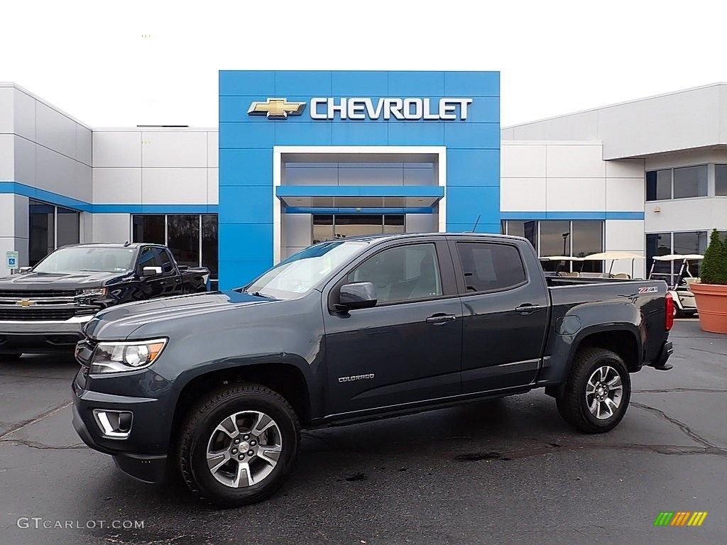 2019 Colorado Z71 Crew Cab 4x4 - Shadow Gray Metallic / Jet Black photo #1