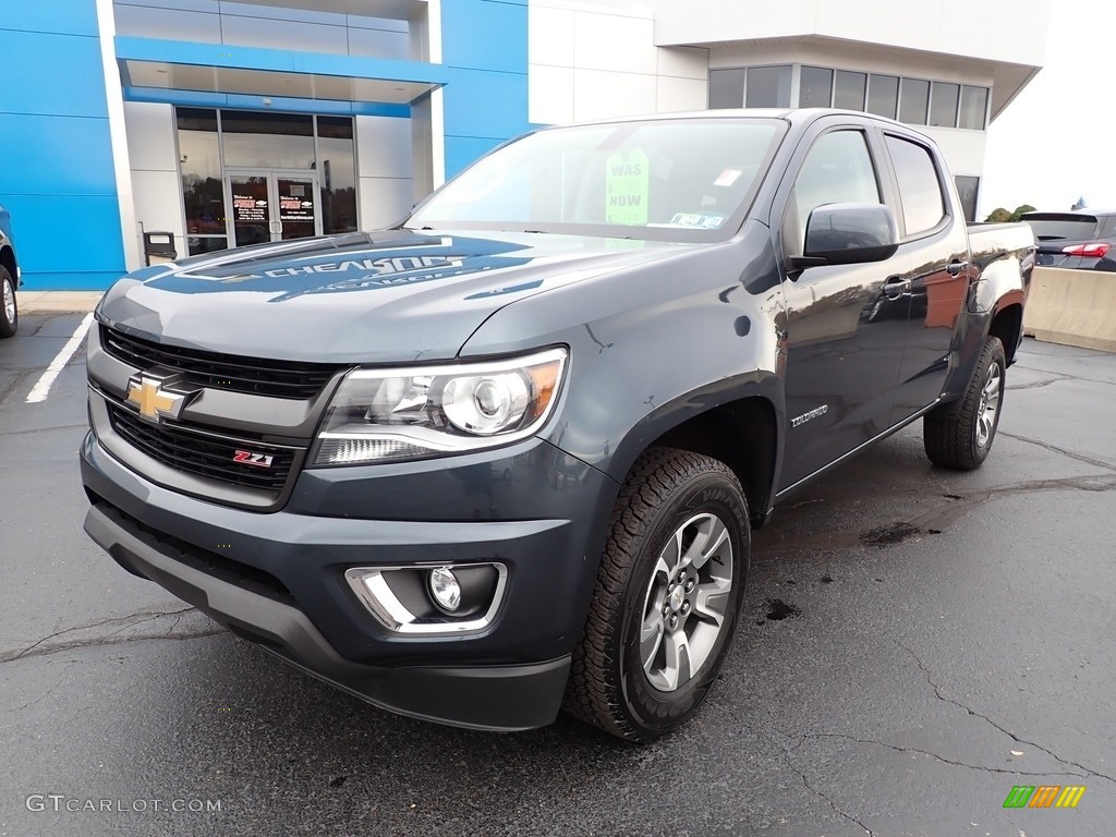 Shadow Gray Metallic 2019 Chevrolet Colorado Z71 Crew Cab 4x4 Exterior Photo #143226342