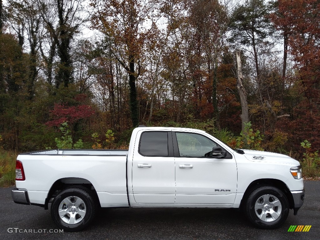 Bright White 2022 Ram 1500 Big Horn Quad Cab Exterior Photo #143226567