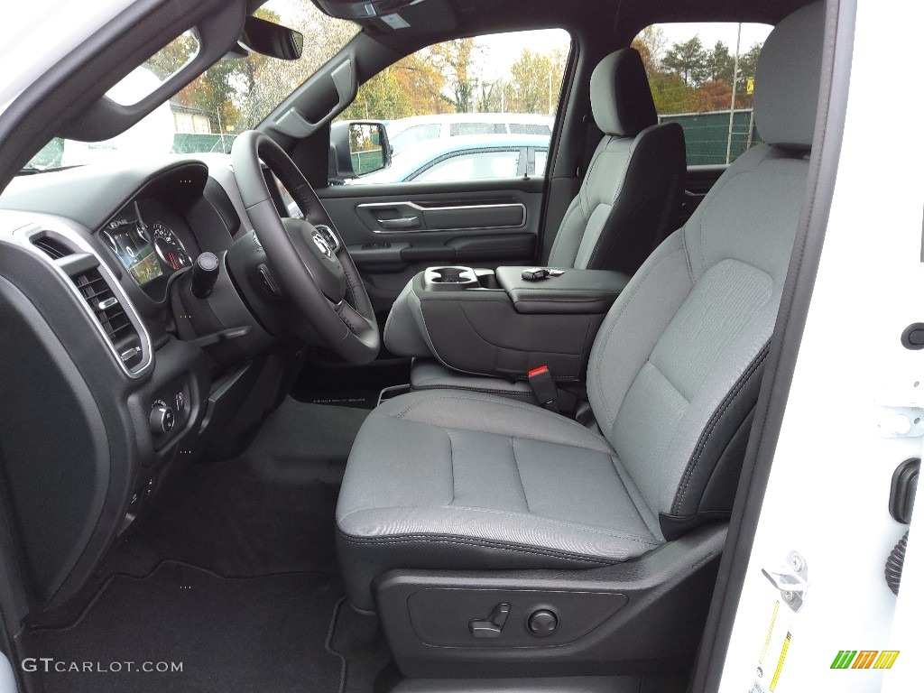 Black/Diesel Gray Interior 2022 Ram 1500 Big Horn Quad Cab Photo #143226744