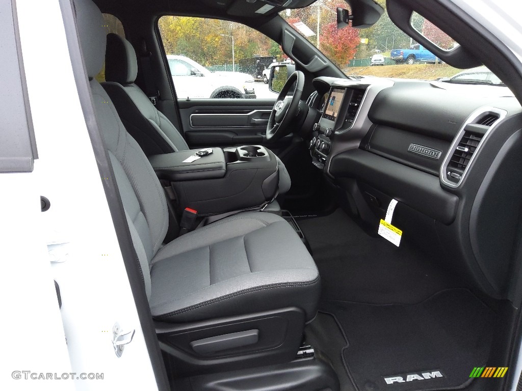 Black/Diesel Gray Interior 2022 Ram 1500 Big Horn Quad Cab Photo #143226903