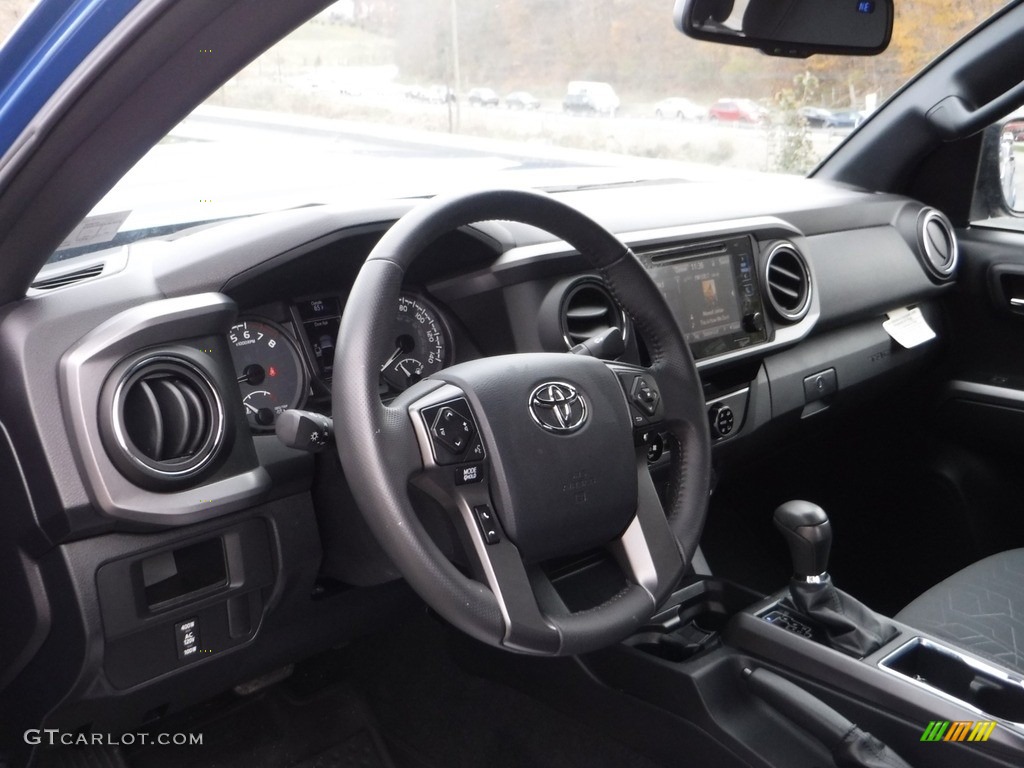 2017 Tacoma TRD Sport Access Cab 4x4 - Blazing Blue Pearl / Cement Gray photo #24
