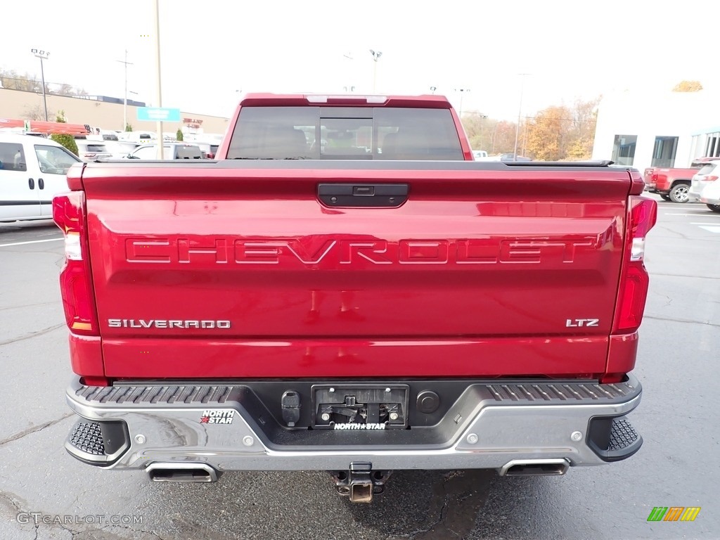 2019 Silverado 1500 LTZ Double Cab 4WD - Cajun Red Tintcoat / Gideon/Very Dark Atmosphere photo #6