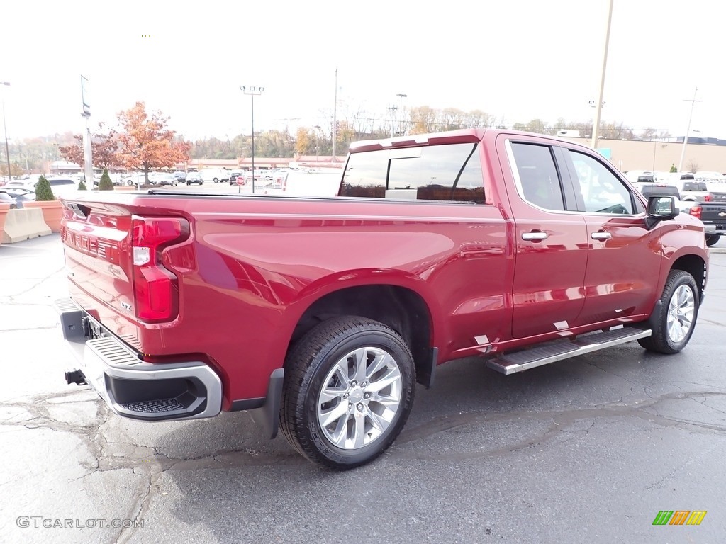 2019 Silverado 1500 LTZ Double Cab 4WD - Cajun Red Tintcoat / Gideon/Very Dark Atmosphere photo #8