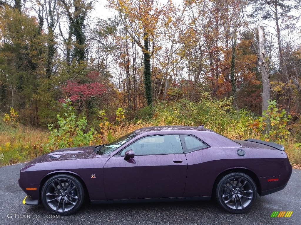 2021 Challenger R/T Scat Pack - Hellraisin / Black photo #1