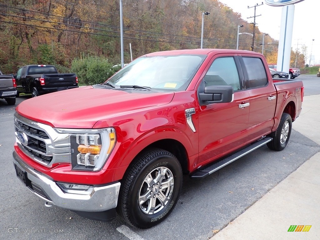 2021 F150 XLT SuperCrew 4x4 - Rapid Red / Medium Dark Slate photo #6