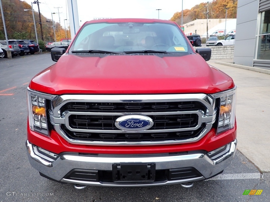 2021 F150 XLT SuperCrew 4x4 - Rapid Red / Medium Dark Slate photo #7