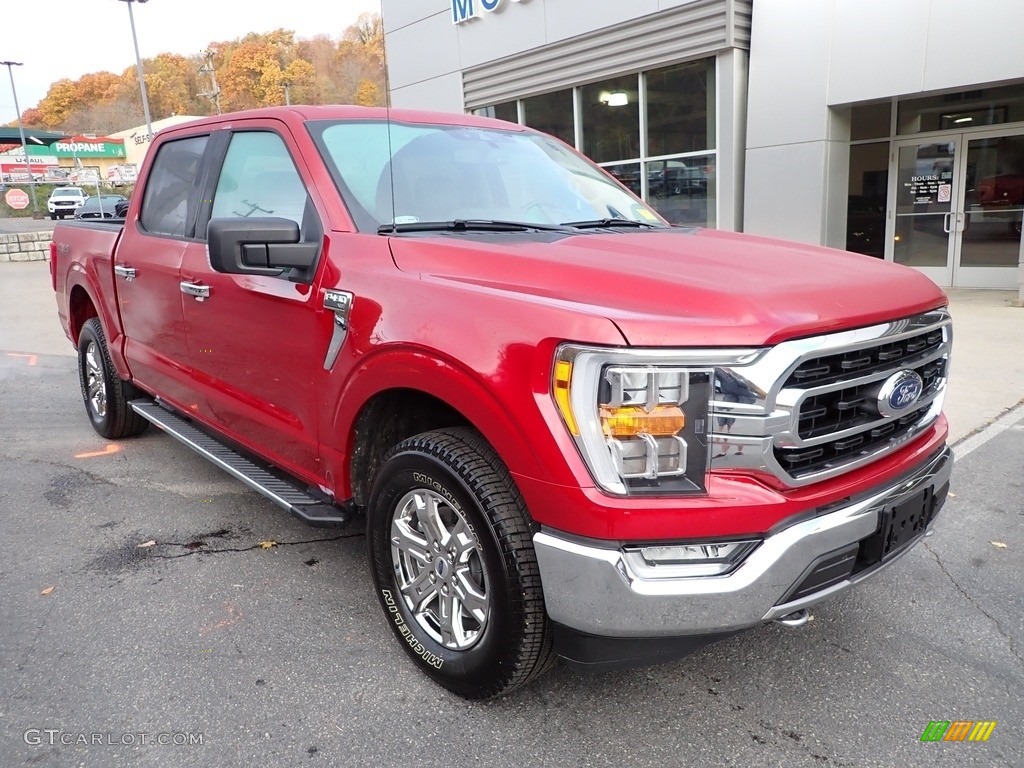 2021 F150 XLT SuperCrew 4x4 - Rapid Red / Medium Dark Slate photo #8