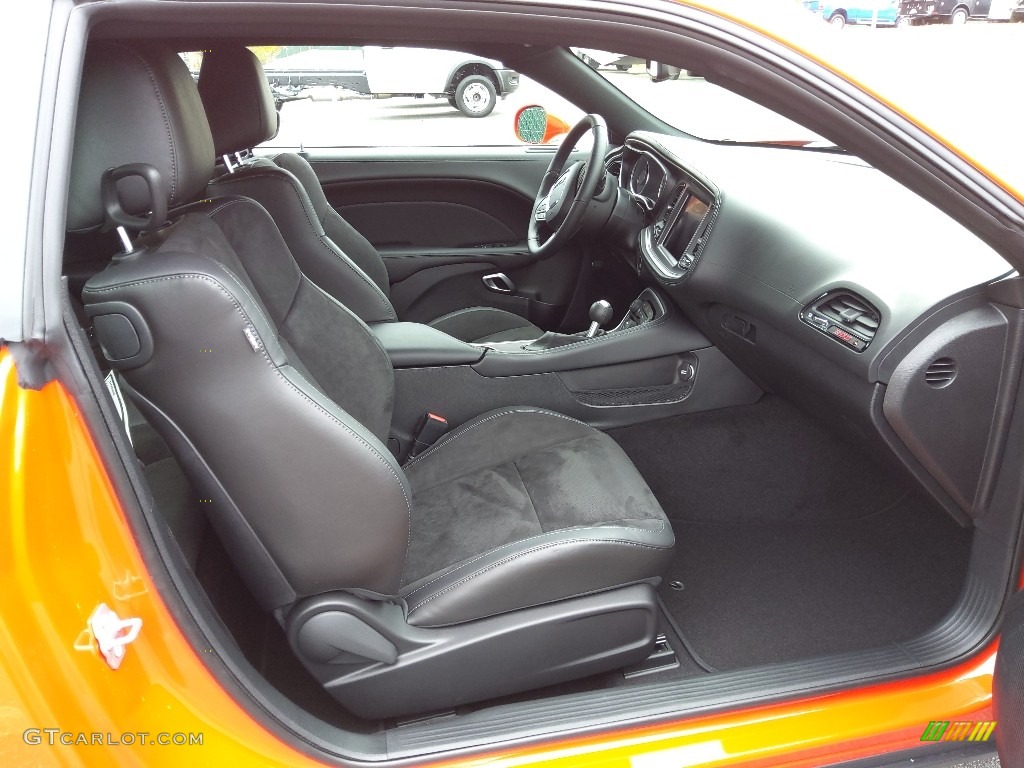 Black Interior 2021 Dodge Challenger R/T Scat Pack Photo #143228280