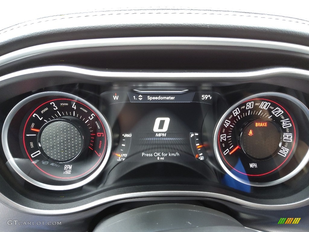 2021 Dodge Challenger R/T Scat Pack Gauges Photo #143228373