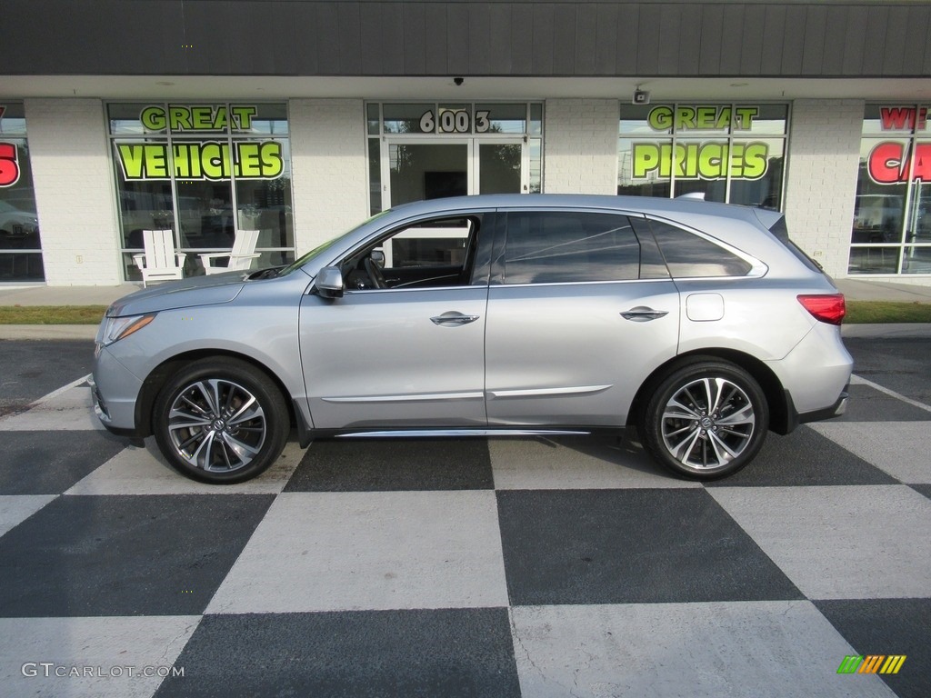 2020 MDX Technology AWD - Lunar Silver Metallic / Ebony photo #1