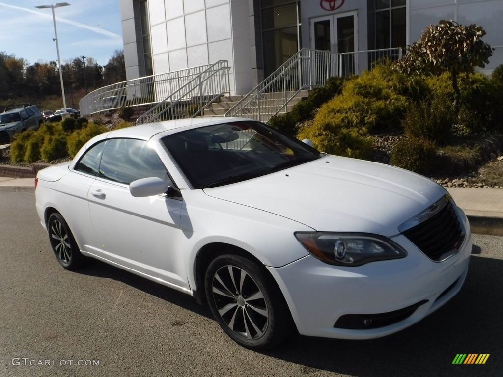 2012 200 S Convertible - Bright White / Black photo #2