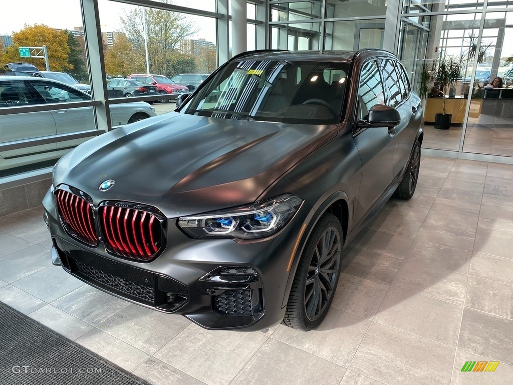 Frozen Black Metallic 2022 BMW X5 xDrive40i Black Vermillion Edition Exterior Photo #143229456