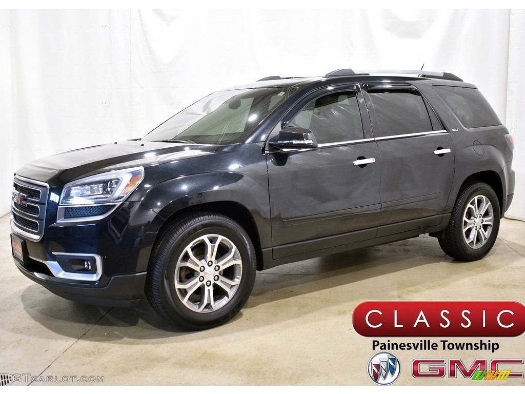 2014 Acadia SLT - Carbon Black Metallic / Ebony photo #1