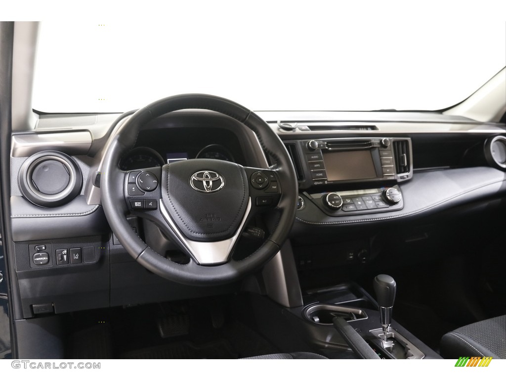 2018 RAV4 XLE - Galactic Aqua Mica / Black photo #6