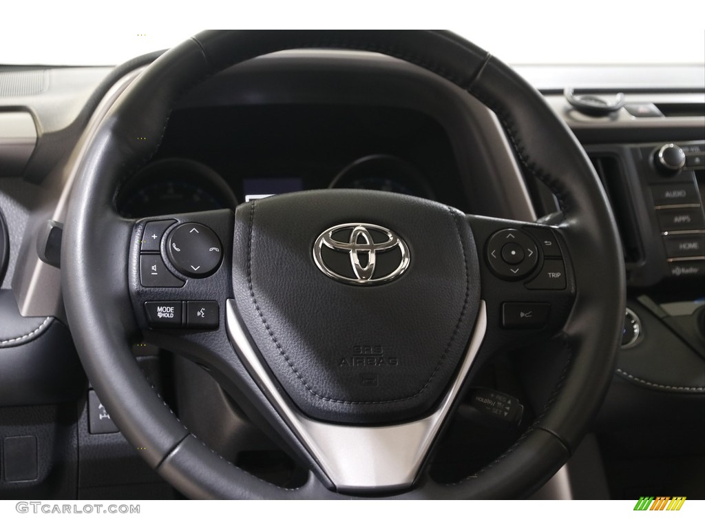 2018 RAV4 XLE - Galactic Aqua Mica / Black photo #7